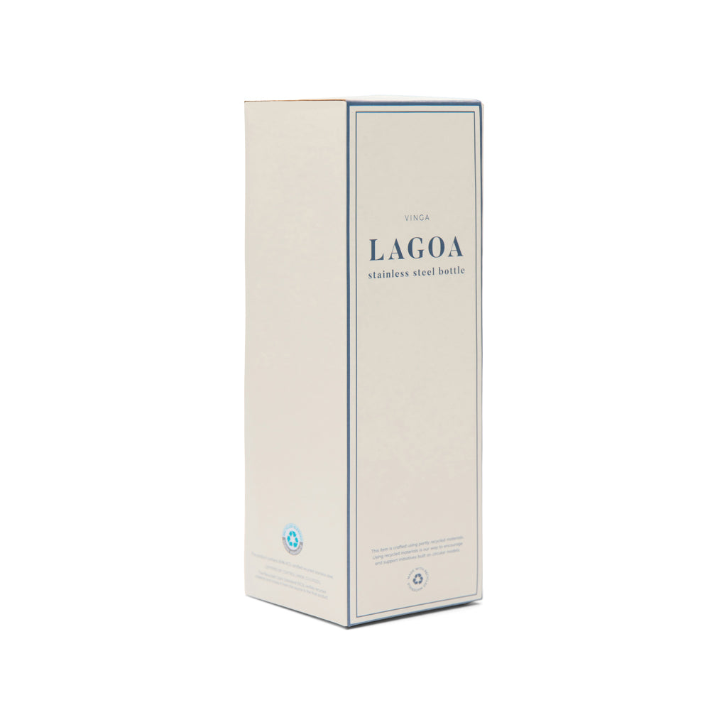 VINGA Lagoa Flasche aus RCS Stainless-Steel, 600ml