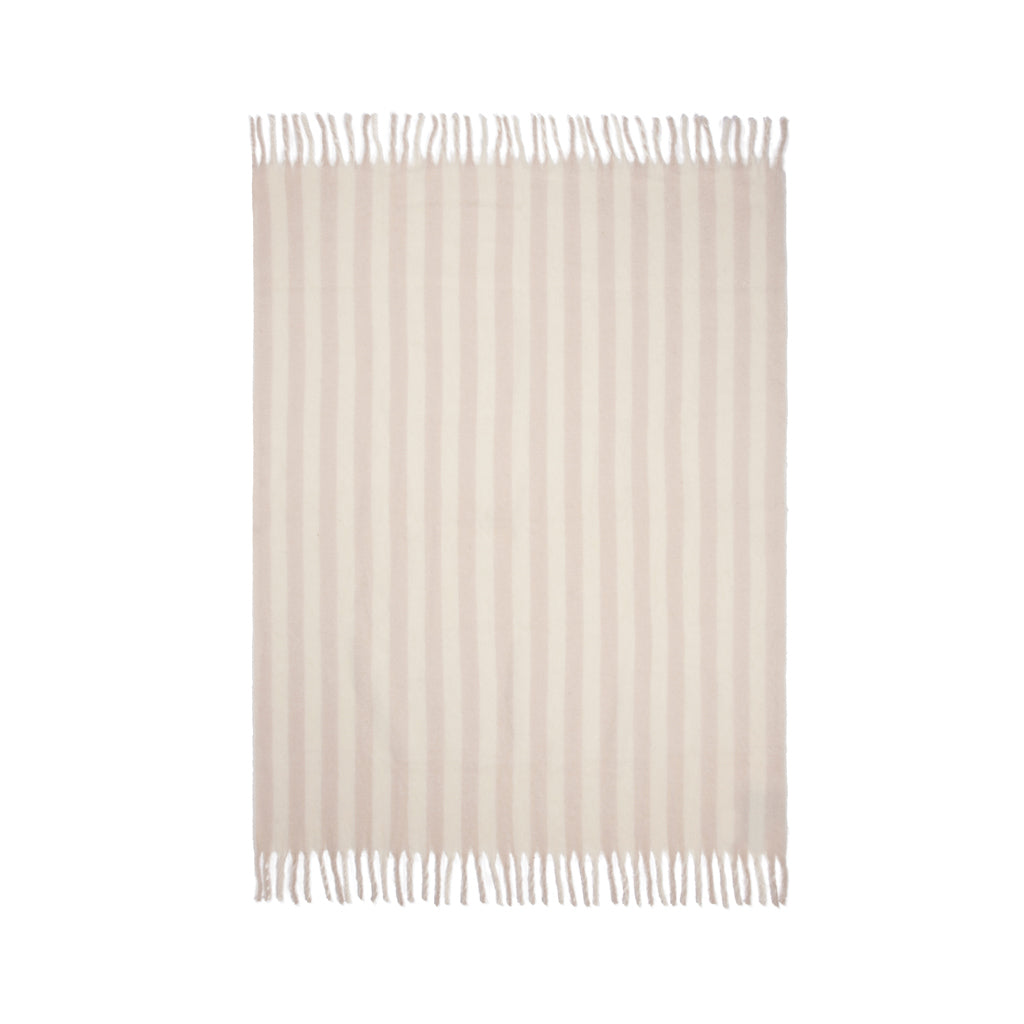 VINGA Lioro Decke aus GRS Wollmischung – beige