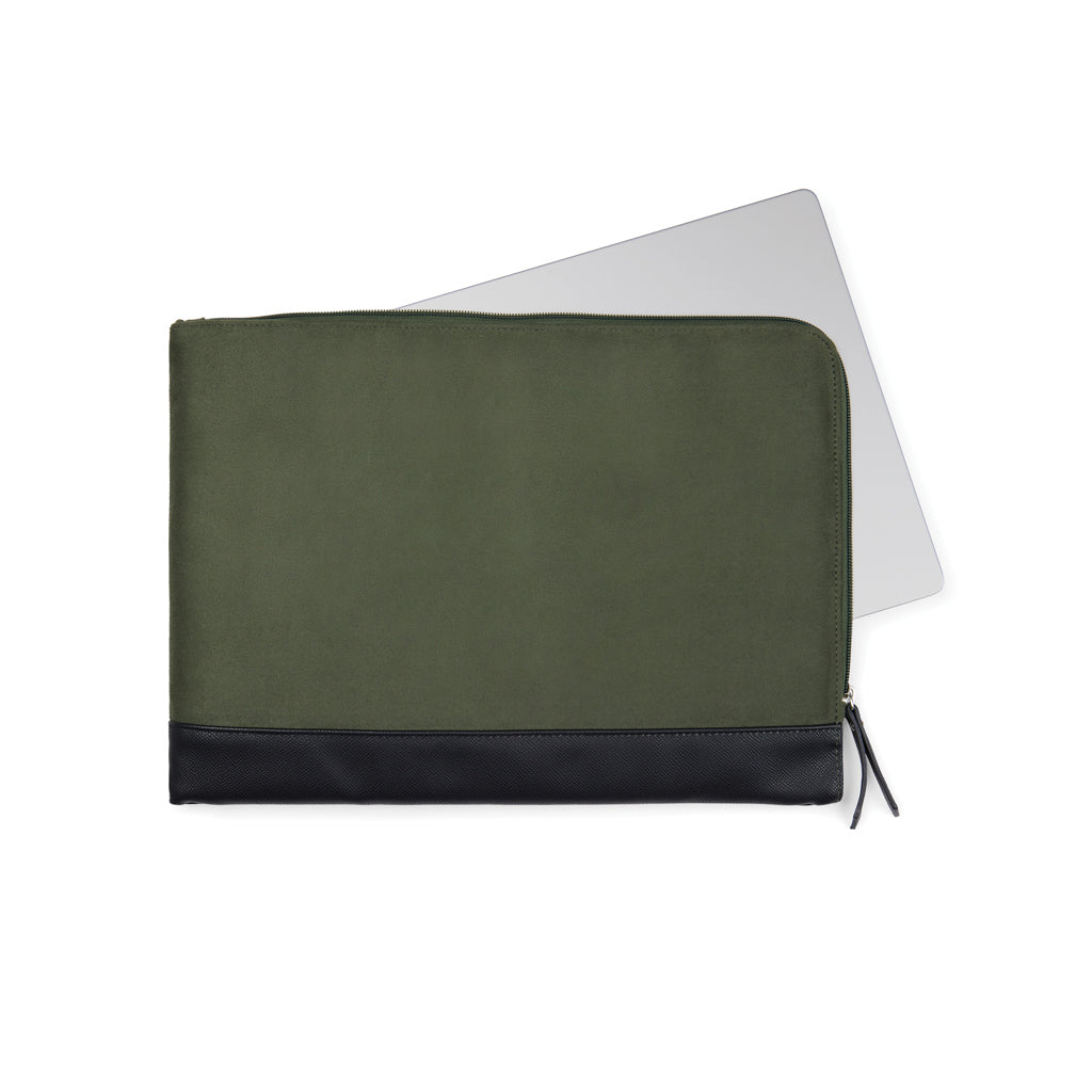 VINGA Marlow 14" Laptop Sleeve aus RCS recyceltem Polyester – grün