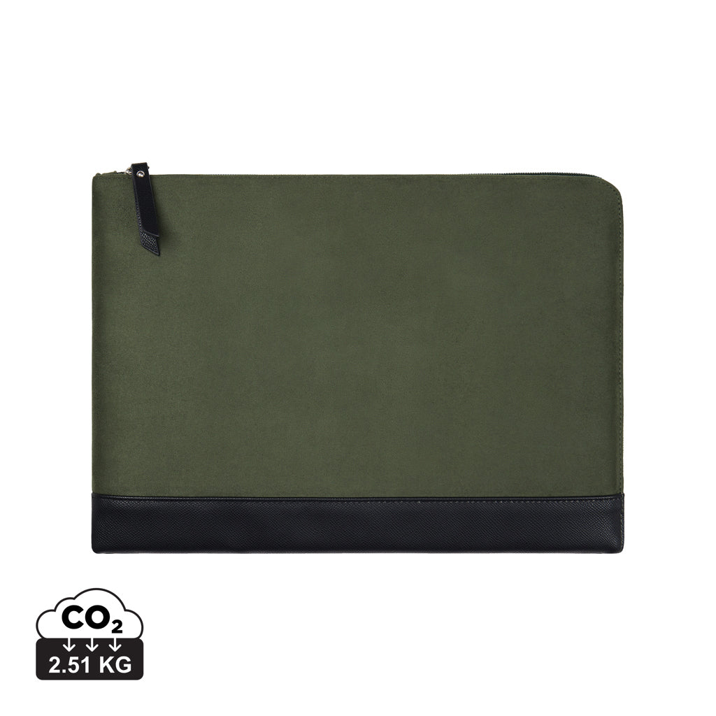 VINGA Marlow 16" Laptop Sleeve aus RCS recyceltem Polyester – grün