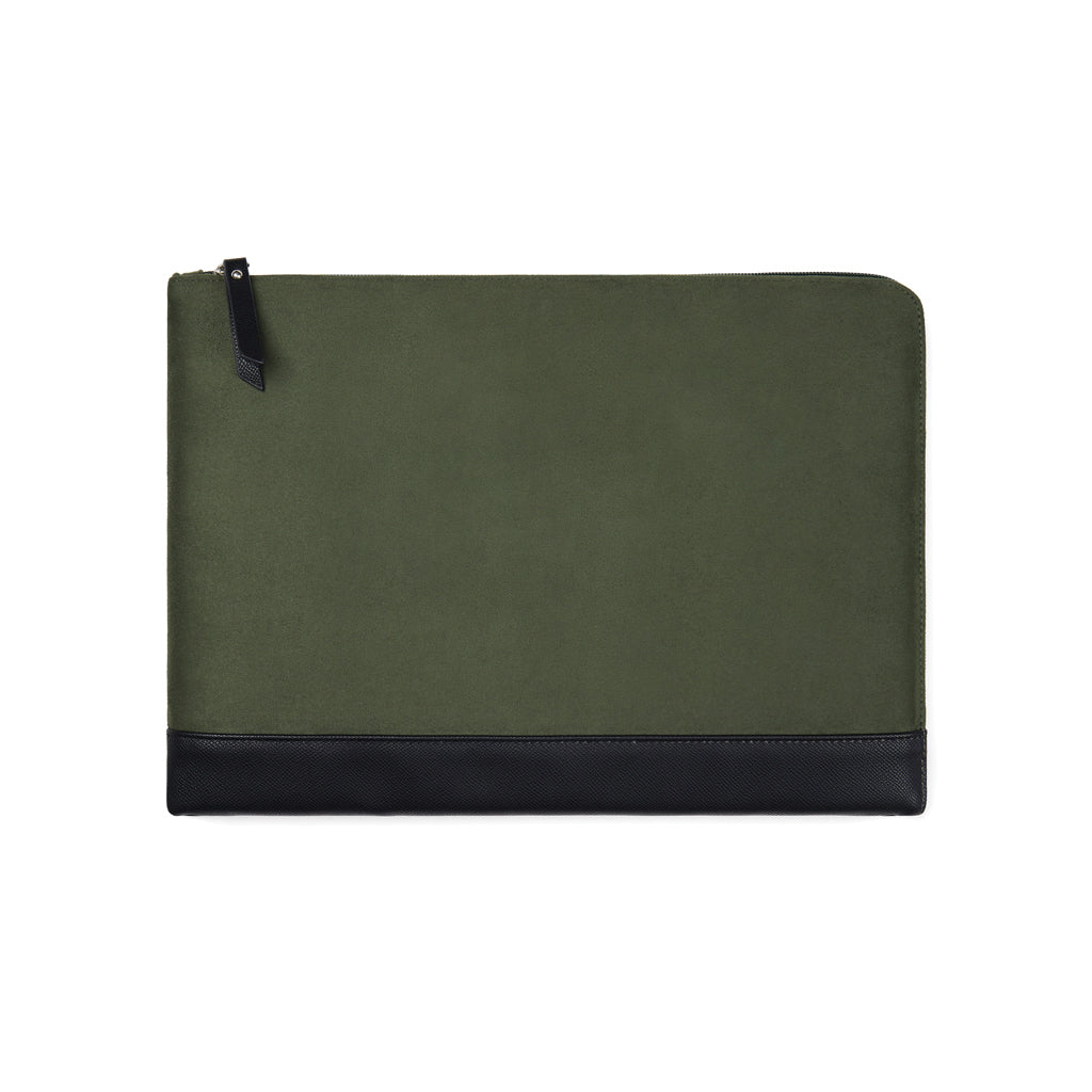 VINGA Marlow 16" Laptop Sleeve aus RCS recyceltem Polyester – grün