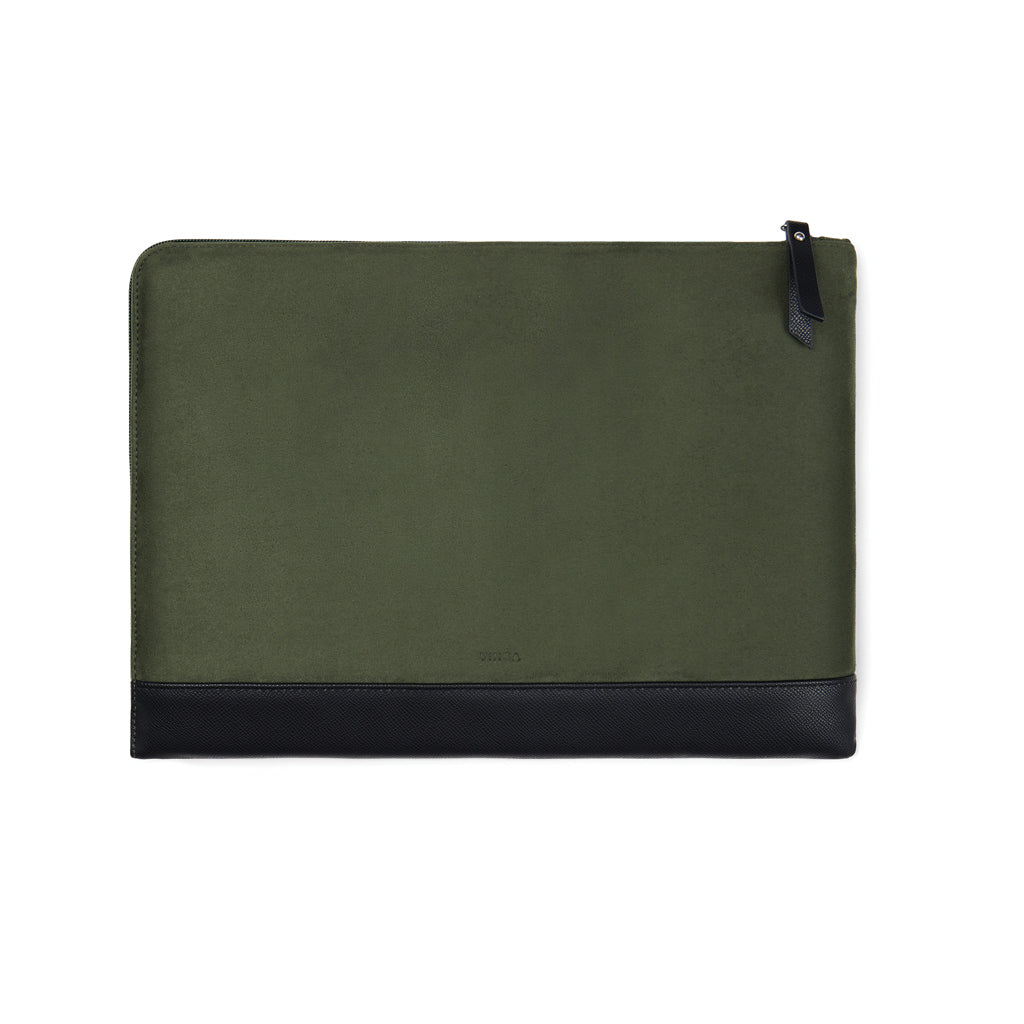 VINGA Marlow 16" Laptop Sleeve aus RCS recyceltem Polyester – grün