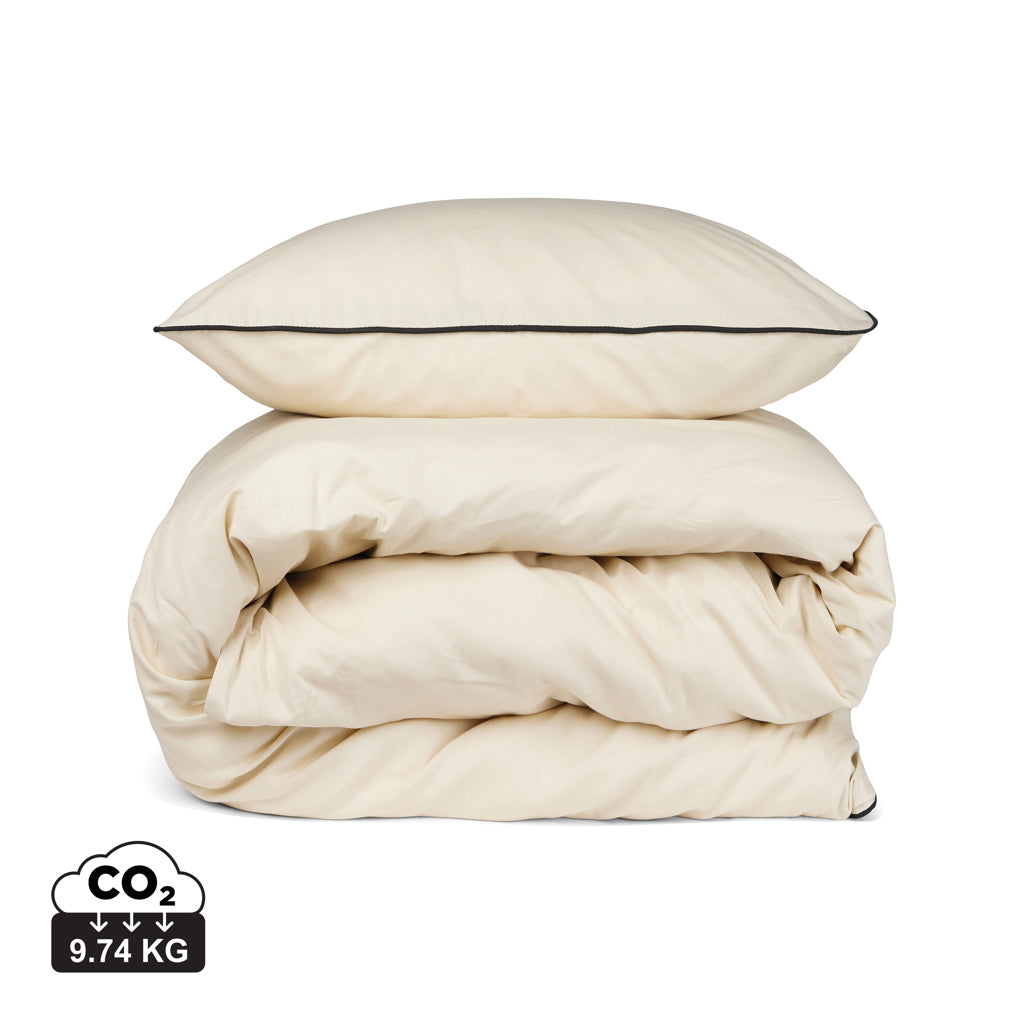 VINGA Marston OCS Bio-Baumwoll-Bettwäsche, 4er-Set – beige