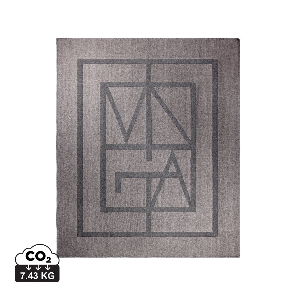 VINGA Monogram GRS Decke – grau