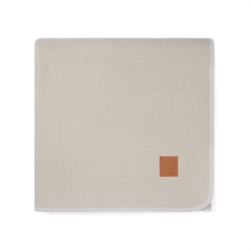 VINGA Moulton Decke aus GRS rPET – beige