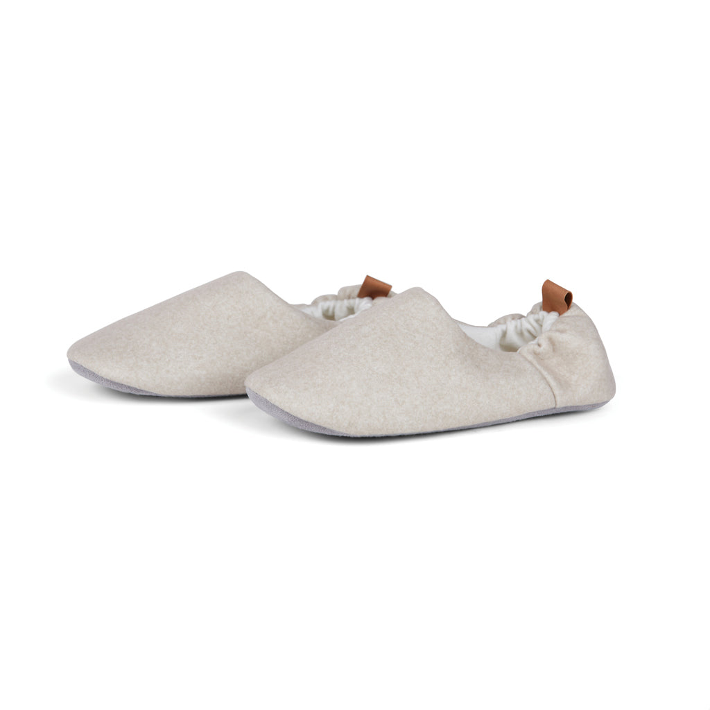 VINGA Moulton Hausschuhe aus RCS rPET (S/M) – beige