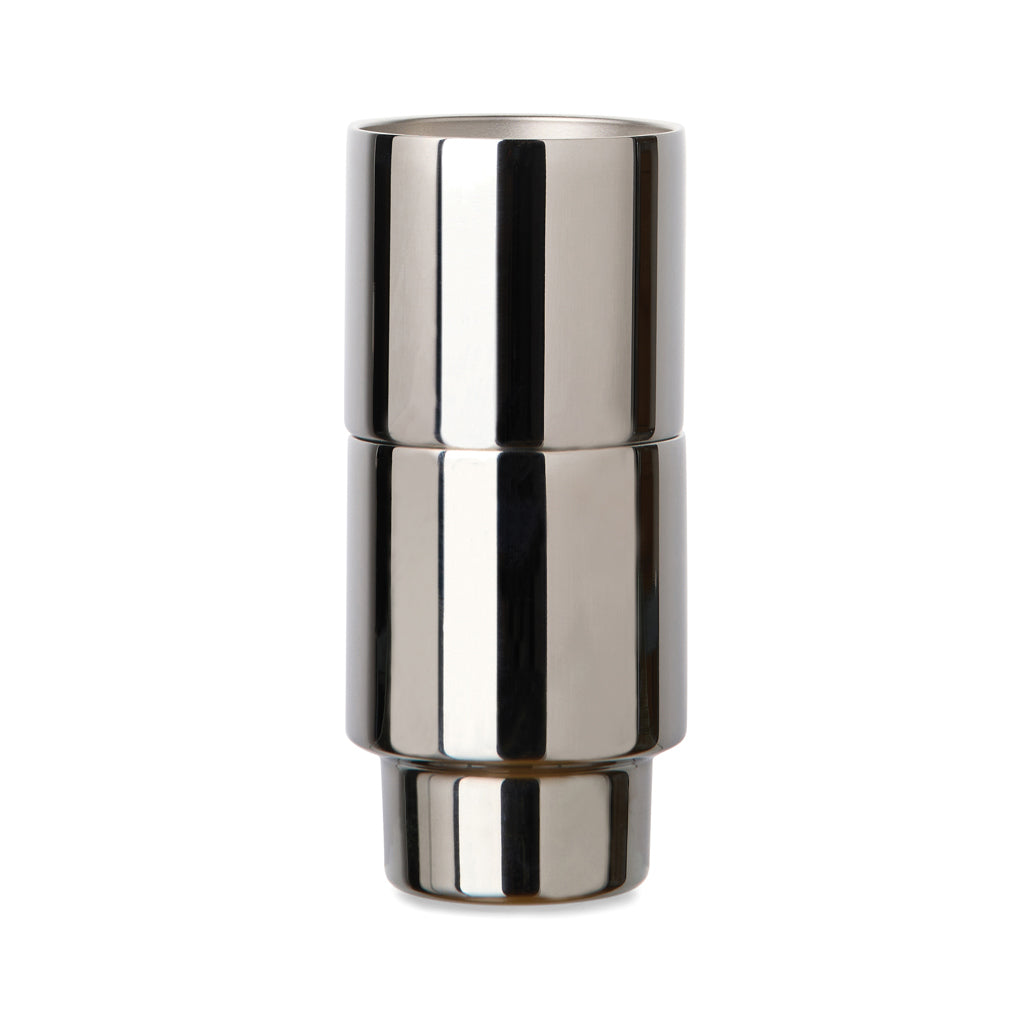 VINGA Nagano RCS recycelte Edelstahlbecher, 2er-Set – reflektierend
