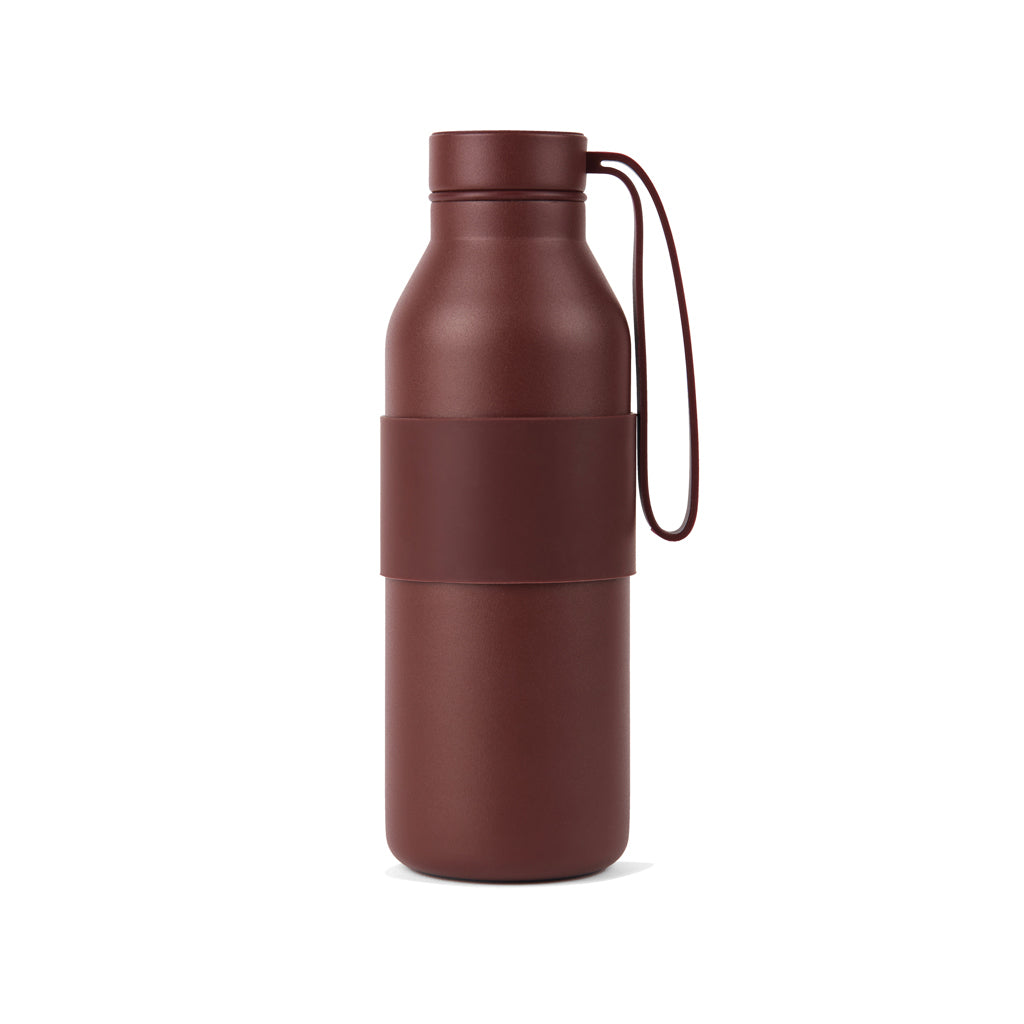 VINGA Niro RCS Stainless-Steel Sling Flasche 500ml – burgunderrot