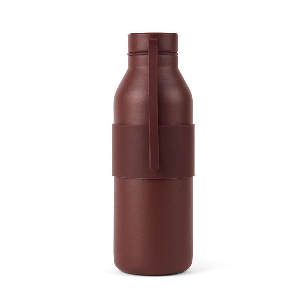 VINGA Niro RCS Stainless-Steel Sling Flasche 500ml – burgunderrot