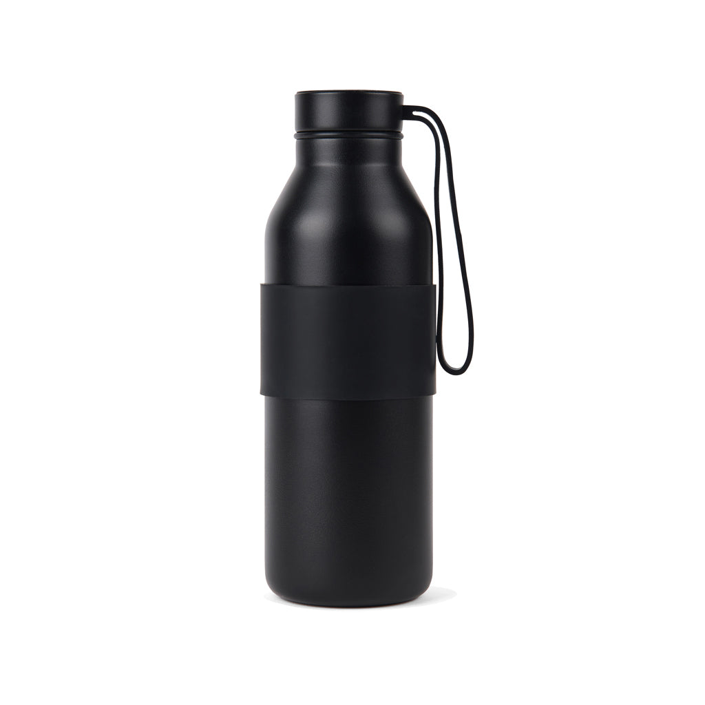 VINGA Niro RCS Stainless-Steel Sling Flasche 500ml – schwarz