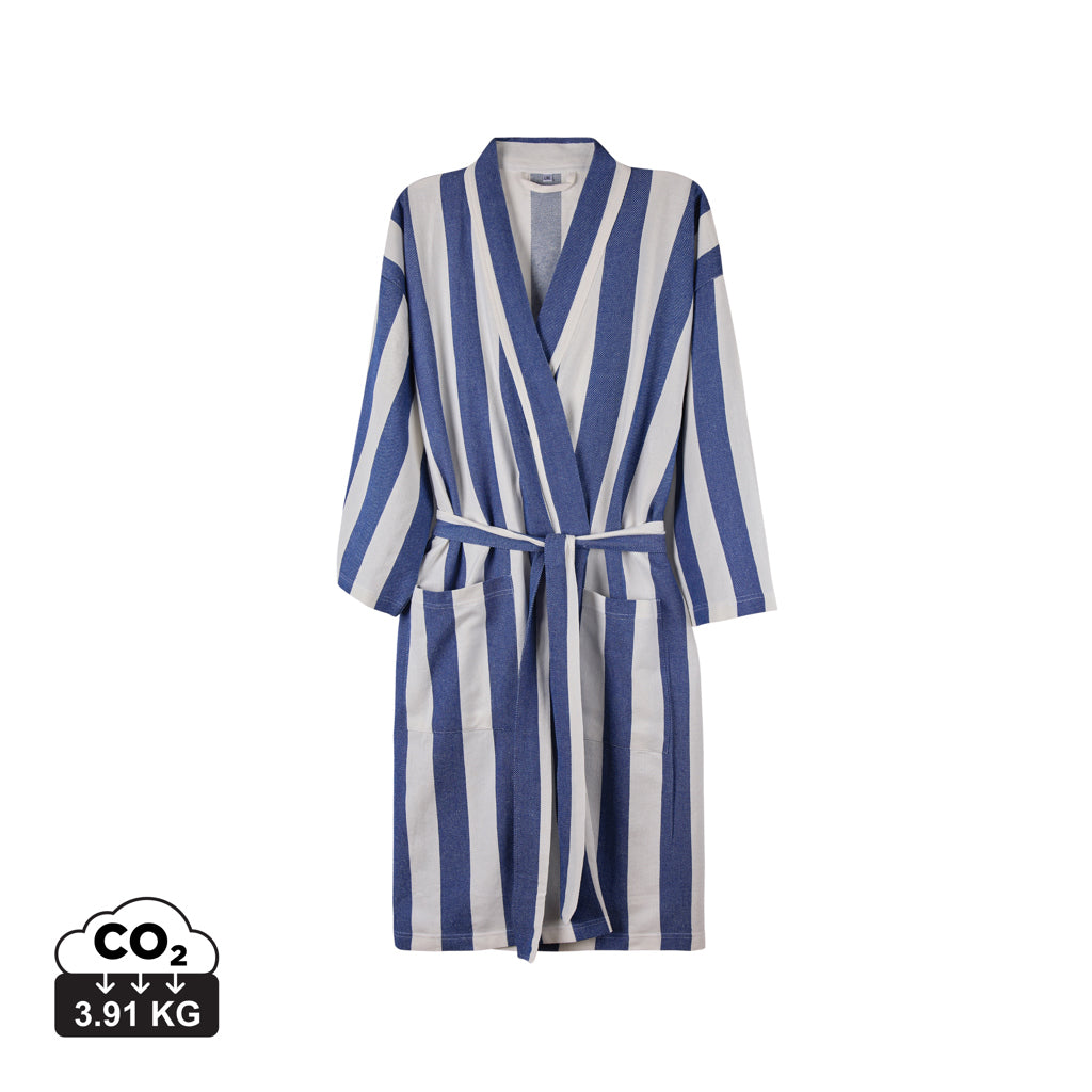 VINGA Ornos GRS Hamam-Bademantel S/M – blau