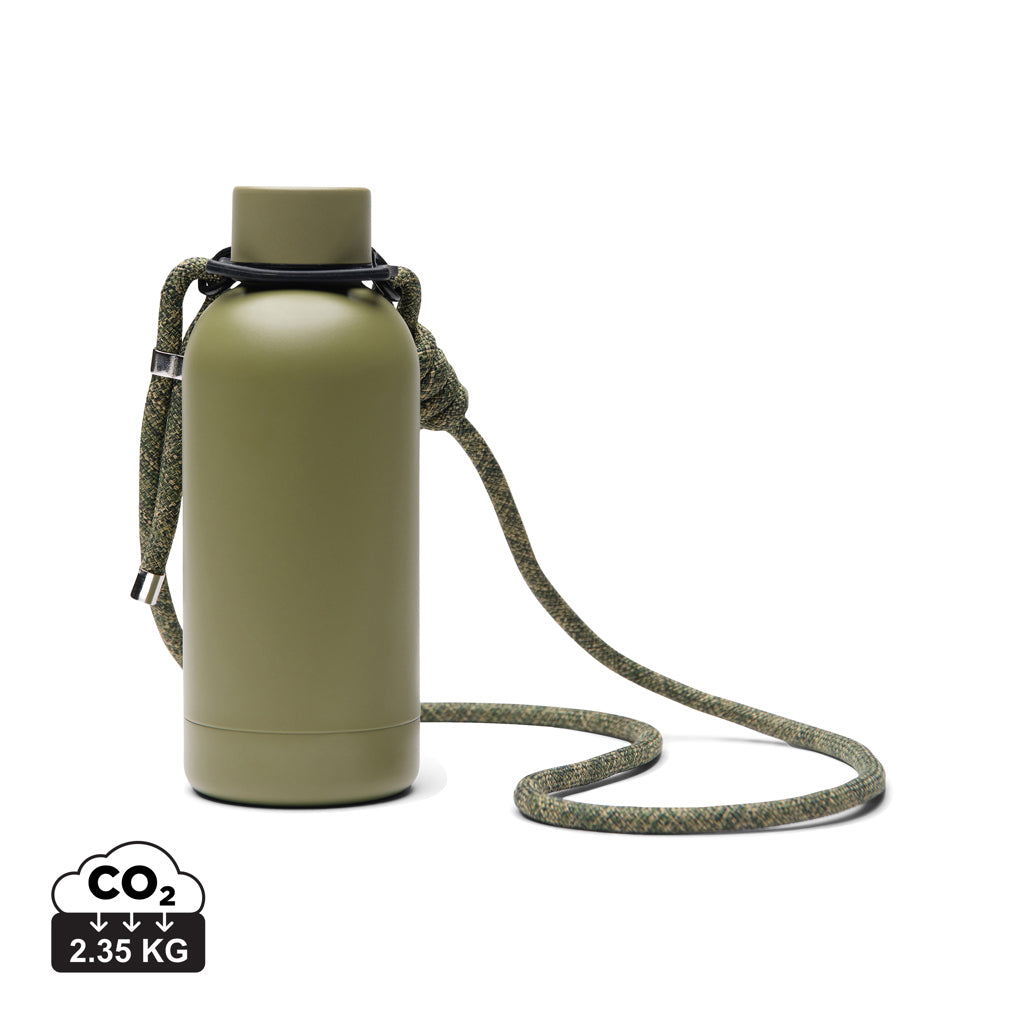 VINGA Parks Flasche aus RCS rec. Stainless-Steel, 400ml – grün