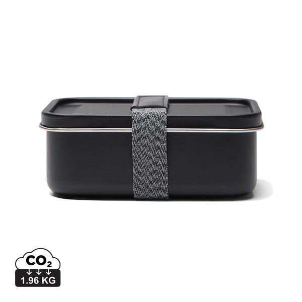 VINGA Parks Lunch-Box aus RCS Stainless-Steel mit Logo bedrucken