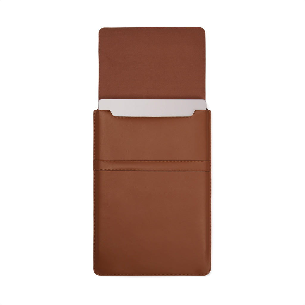 VINGA Timo 14" Laptop-Sleeve aus RCS recyceltem rPET – braun