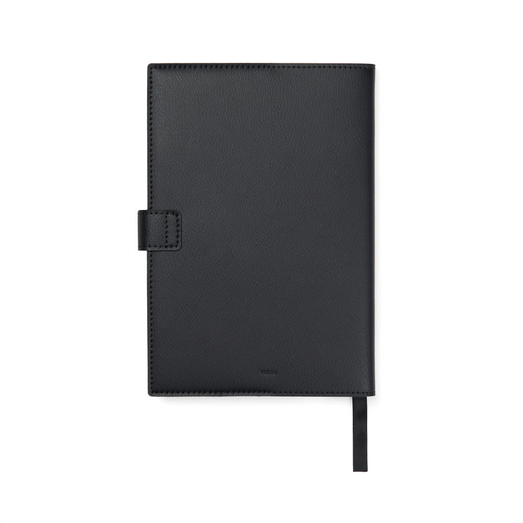 VINGA Timo Notizbuch aus RCS recyceltem rPET – schwarz