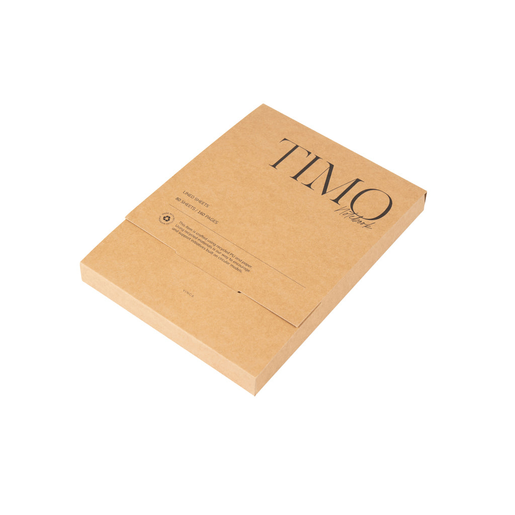 VINGA Timo Notizbuch aus RCS recyceltem rPET