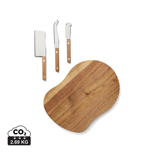 VINGA Veia Käse Set mit Logo als Weihnachtsgeschenk