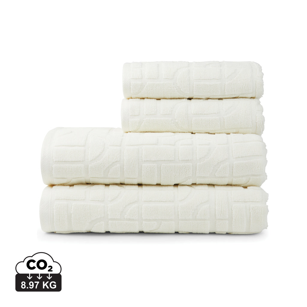 VINGA Verso Handtuch aus OCS Bio-Baumwolle, 4er-Set – neutral
