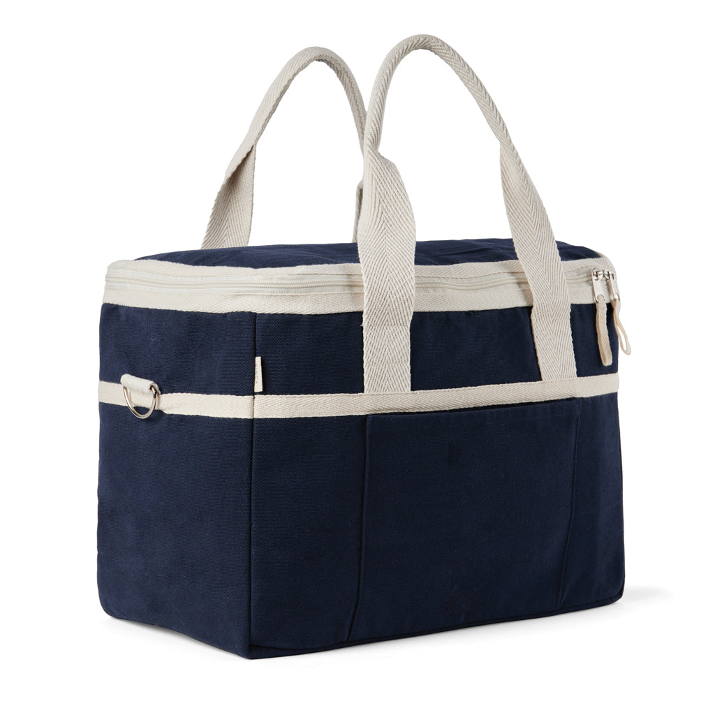 VINGA Volonne AWARE™ Kühlkorb aus recyceltem Canvas – blau