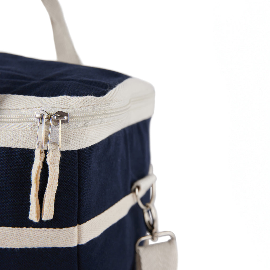 VINGA Volonne AWARE™ Kühlkorb aus recyceltem Canvas – blau