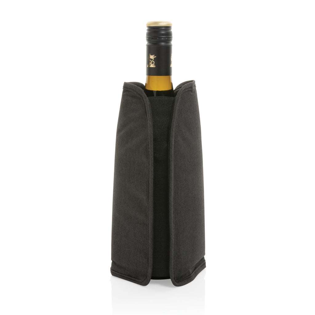 Vino AWARE™ rPET Weinkühler-Sleeve – schwarz