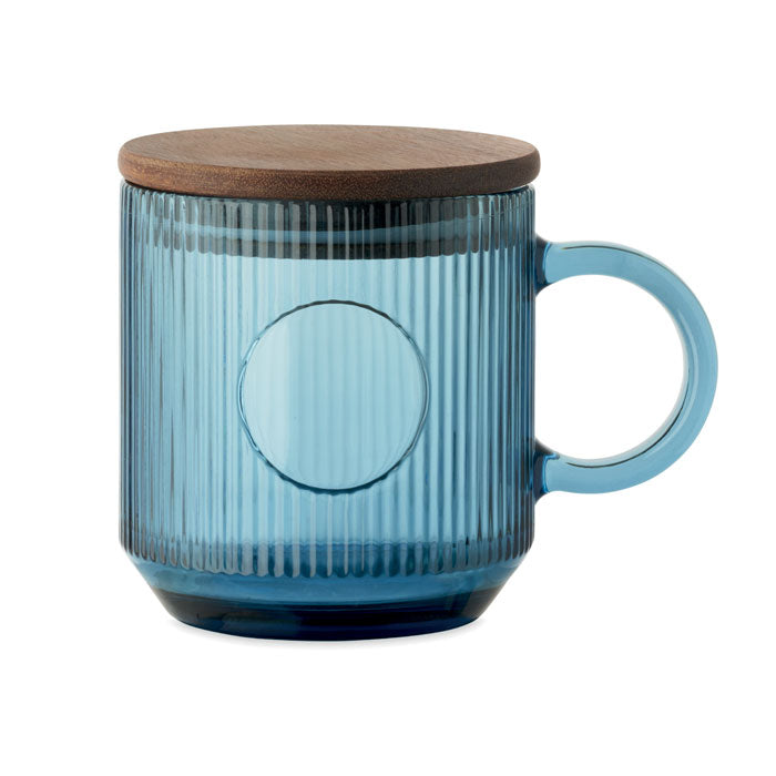 Vitrio Mug Gerippter Glasbecher 300ml