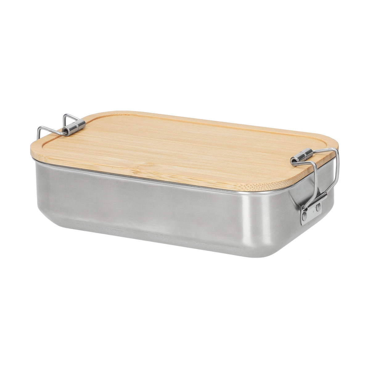 Vorratsdose „Sagano“ 0,65 l – Silber / Natur