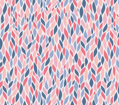Standarddesign Blätter Bunt für bedruckte Wachstücher