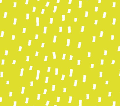 Standarddesign Pinselstriche auf Limette für bedruckte Wachstücher