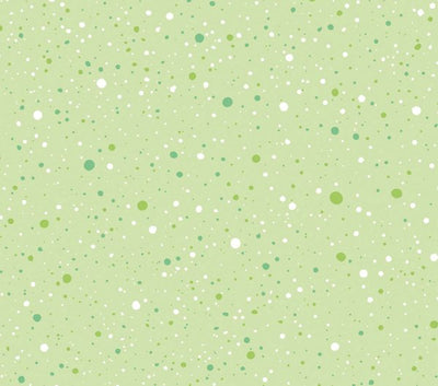 Standarddesign Punkte auf Grün für bedruckte Wachstücher