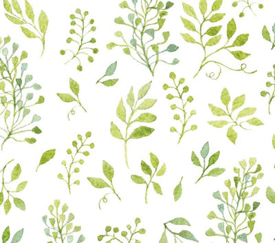 Standarddesign Zweige Aquarell für bedruckte Wachstücher