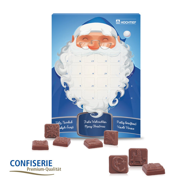 Wand Adventskalender Classic Design mit Logo bedrucken