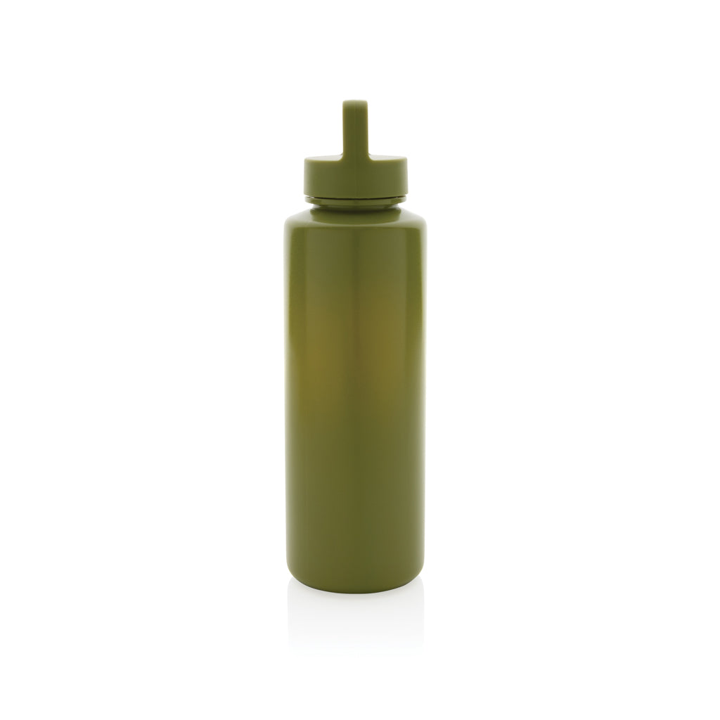 Wasserflasche mit Henkel aus RCS rPP – grün