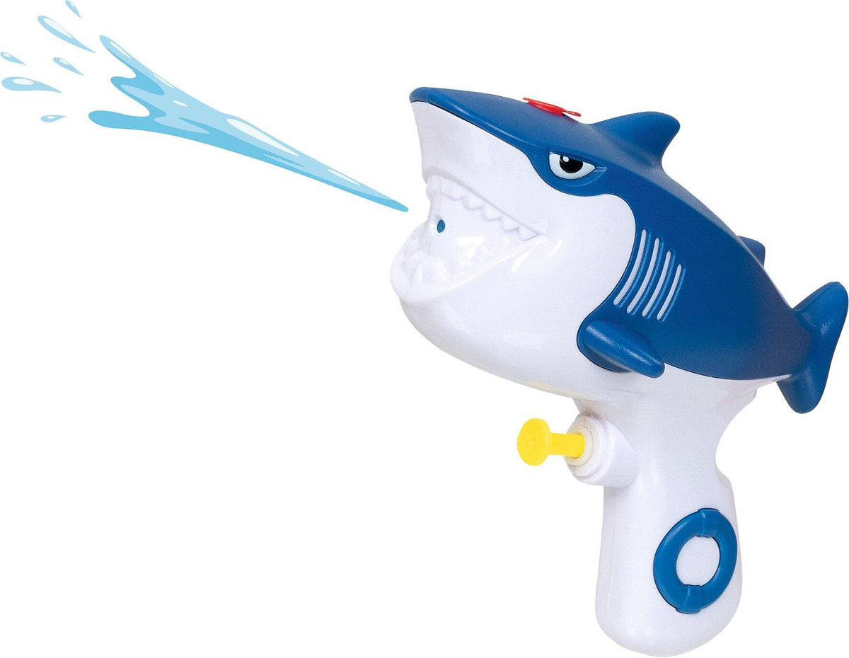 Wasserspritztier Hai aus Kunststoff von goki – Ansicht