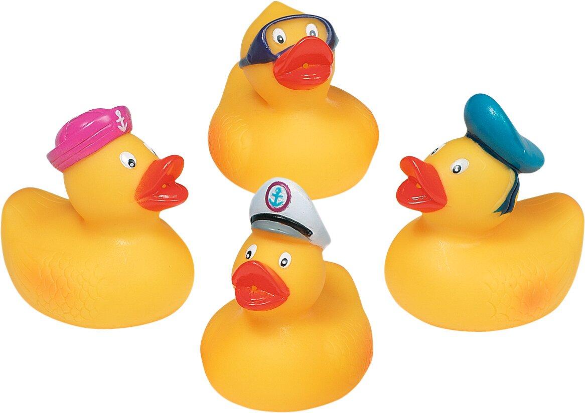 Wasserspritztiere Enten in vier Ausführungen von goki