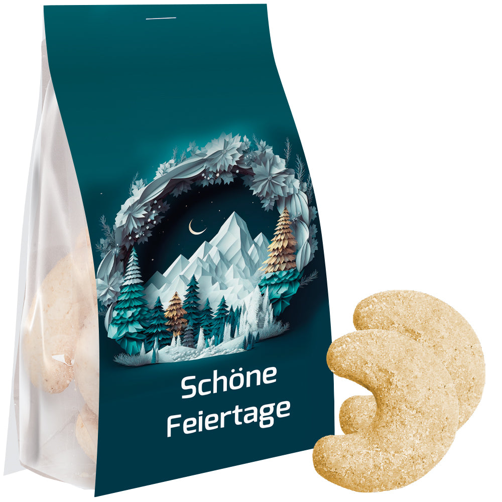 Weihnachtsgebäck im großen Standbeutel
