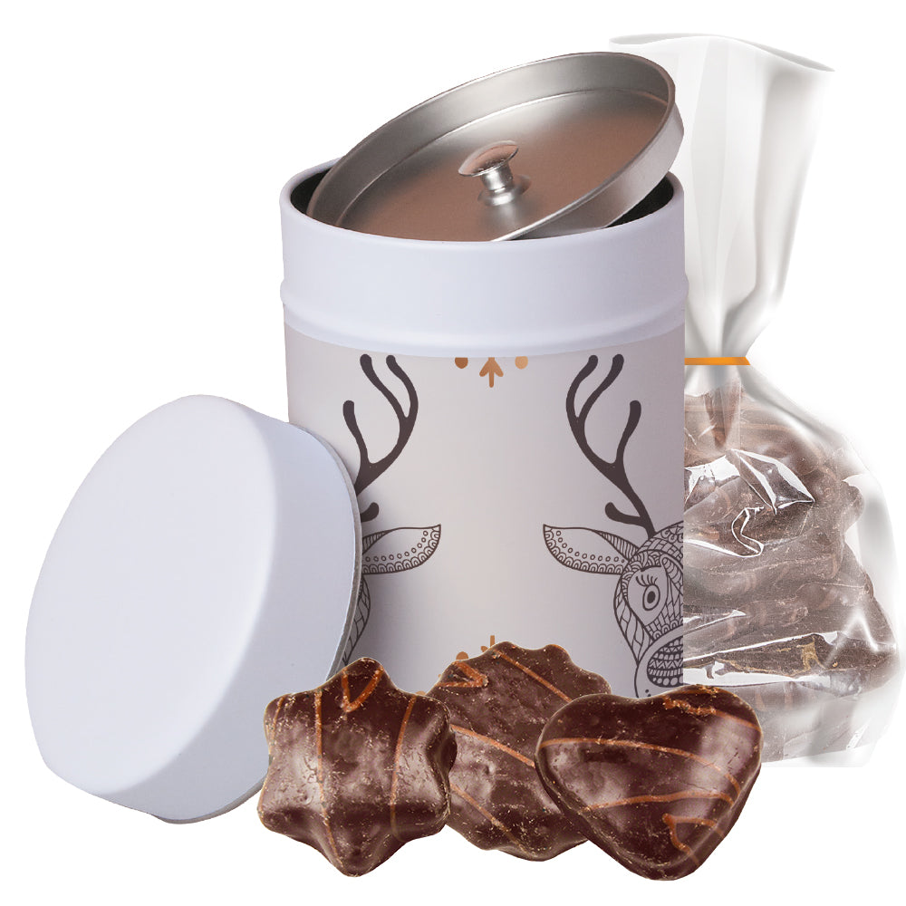 Weihnachtsgebäck in der Metalldose – Schoko LebkuchenMix, ca. 100 g