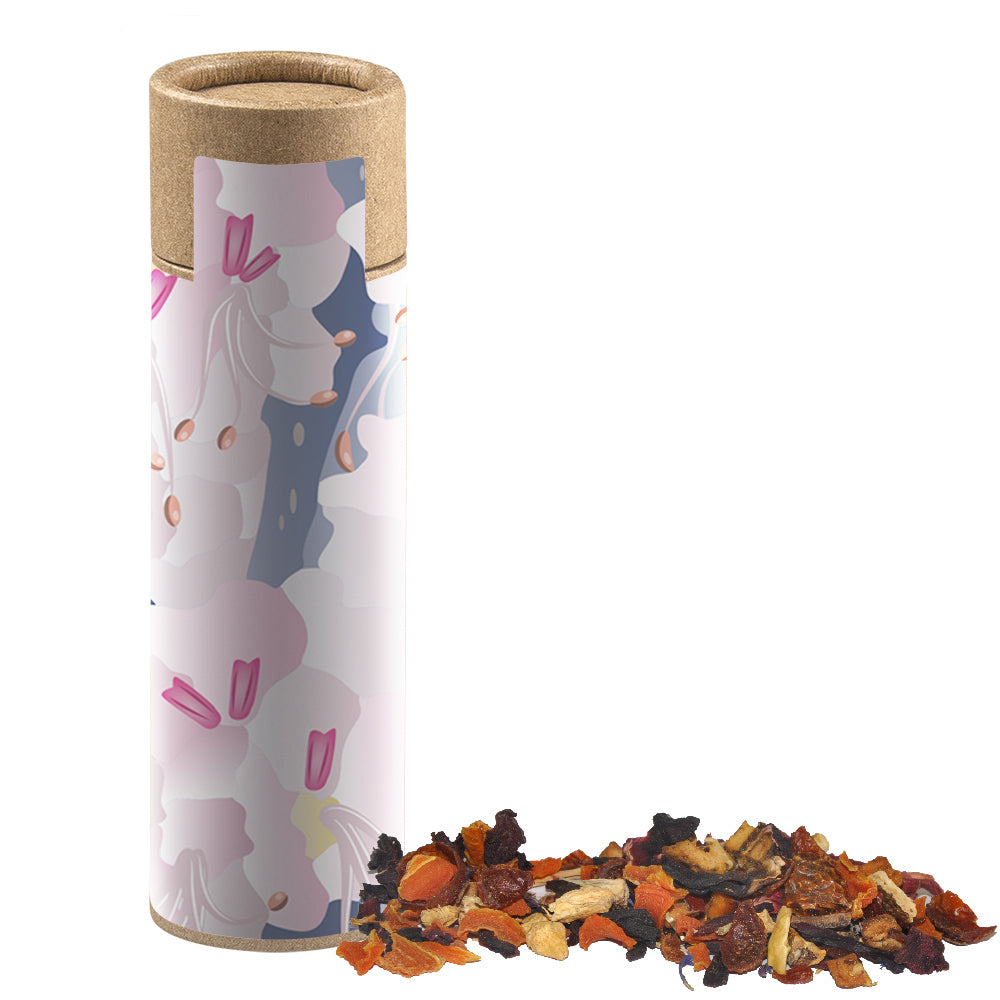 Weihnachtstee in der Kraftpapierrolle – Kaminfeuer Tee, ca. 10 g