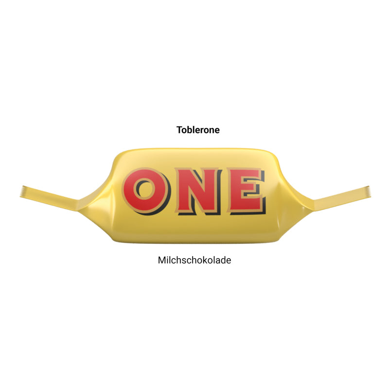 Werbedreieck Mini Toblerone Tiny