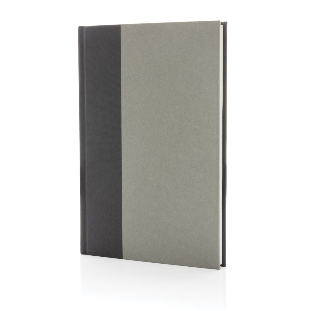 Words GRS zertifiziertes RPET & Kraft Notizbuch A5 – grau