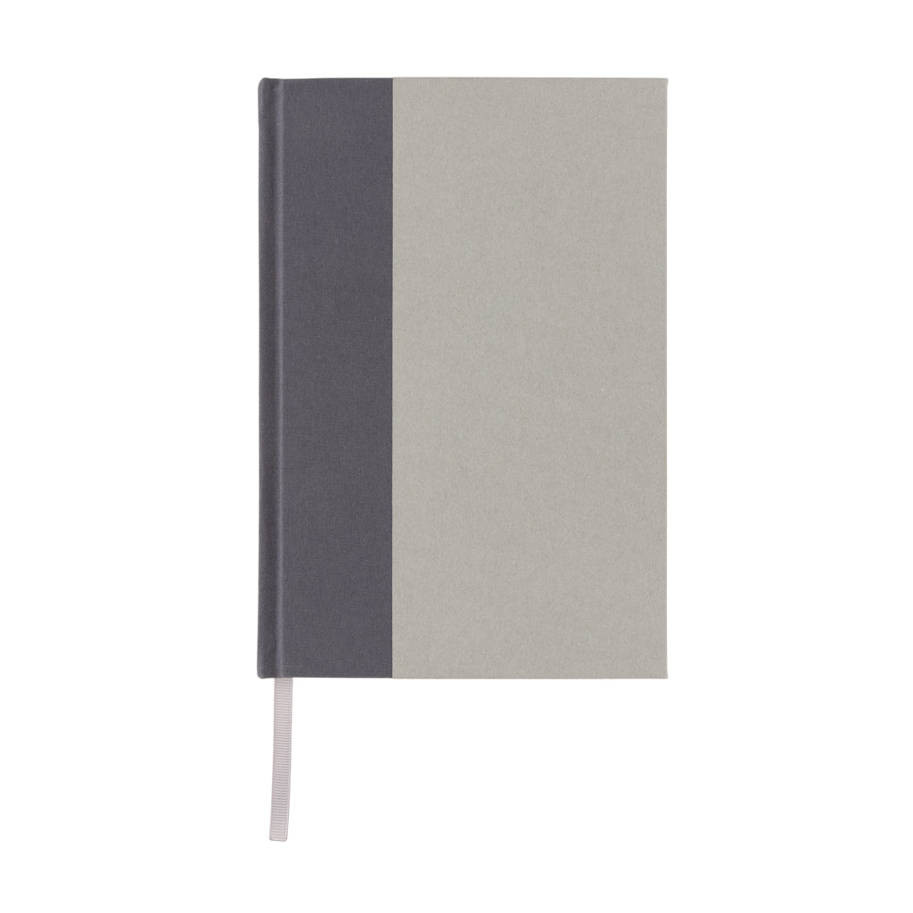 Words GRS zertifiziertes RPET & Kraft Notizbuch A5 – grau