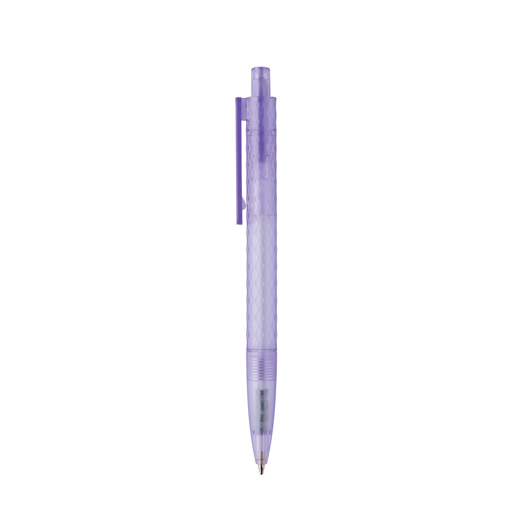 X3 Frosted-Pen aus GRS recyceltem PC – lila