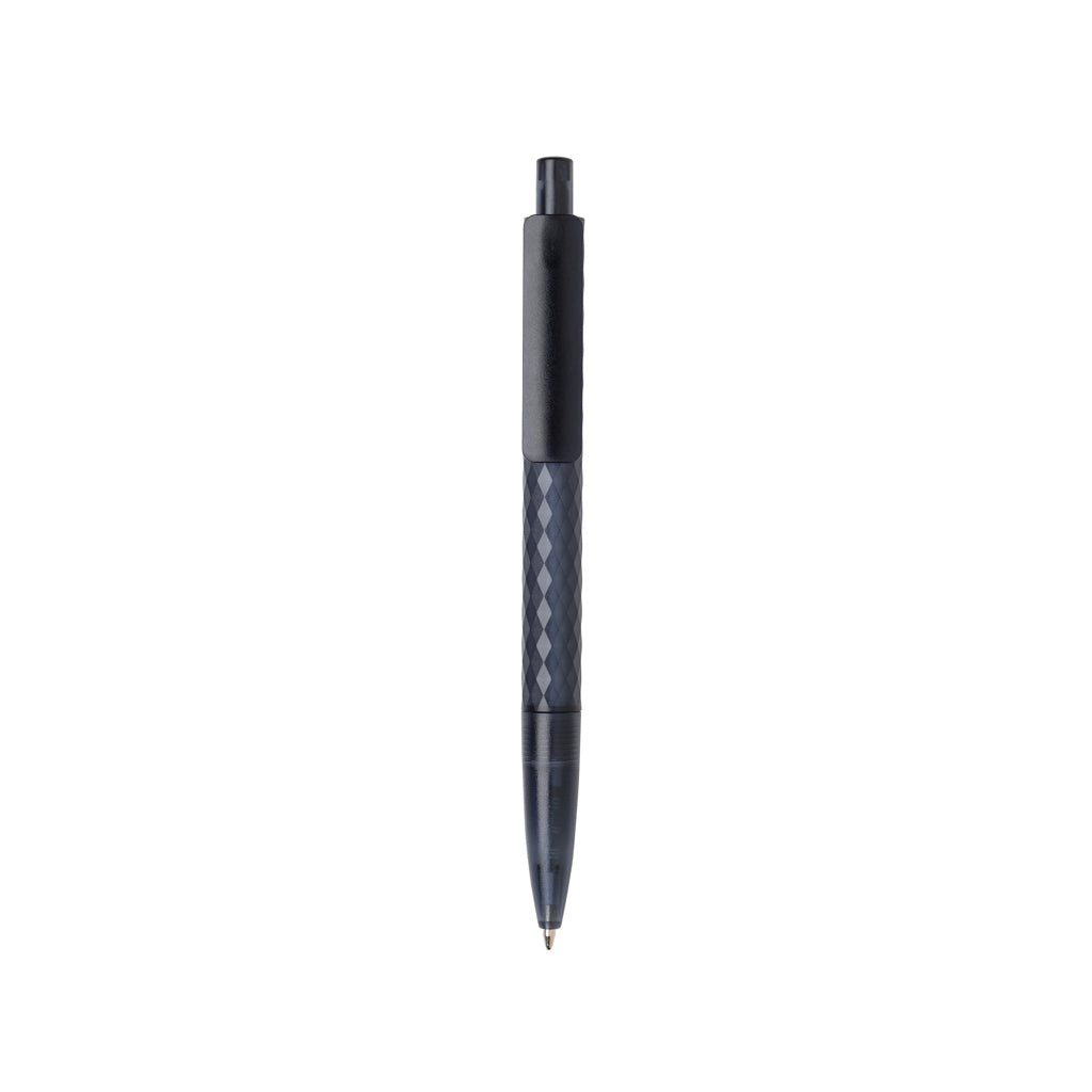 X3 Frosted-Pen aus GRS recyceltem PC – navy blau