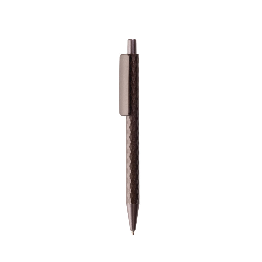 X3 Metal Edition Kugelschreiber aus RCS recyceltem Aluminium – braun