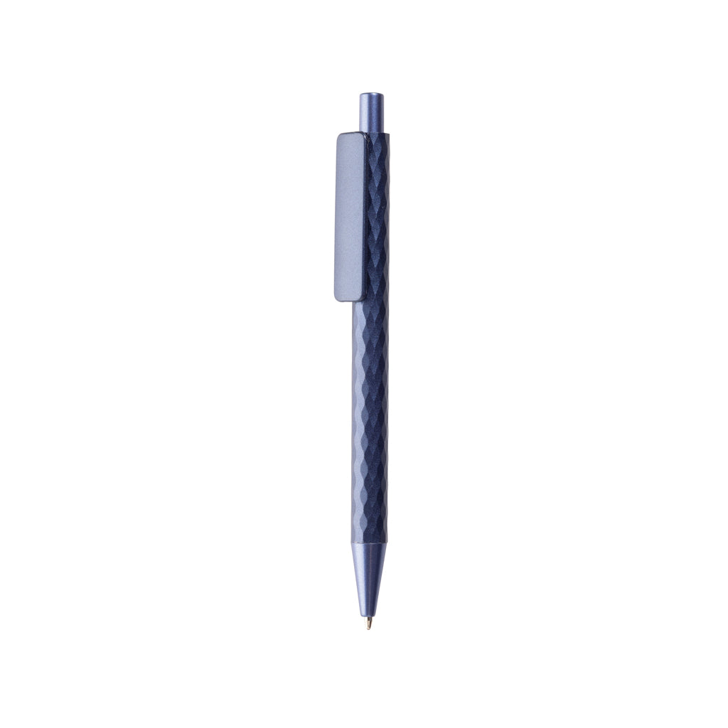 X3 Metal Edition Kugelschreiber aus RCS recyceltem Aluminium – navy blau