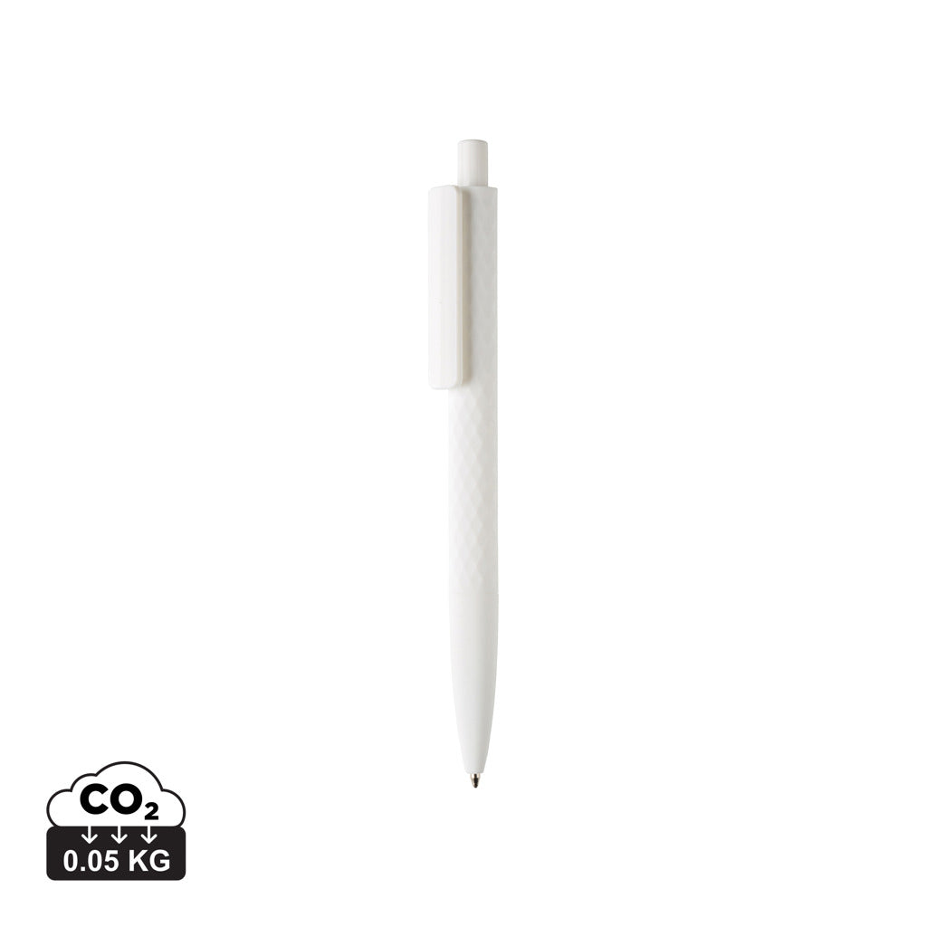 X3-Stift mit Smooth-Touch aus RCS recyceltem ABS – weiß