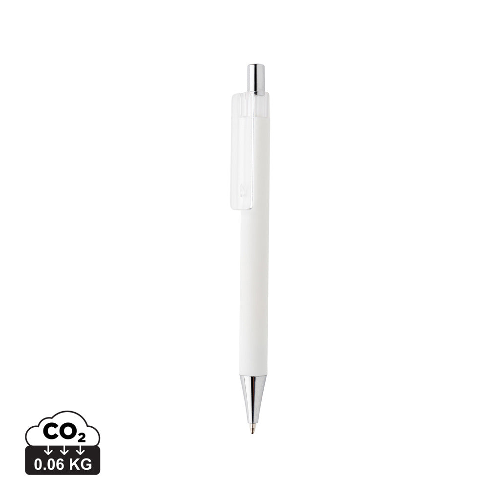 X8 Stift mit Smooth-Touch aus RCS recyceltem ABS – weiß