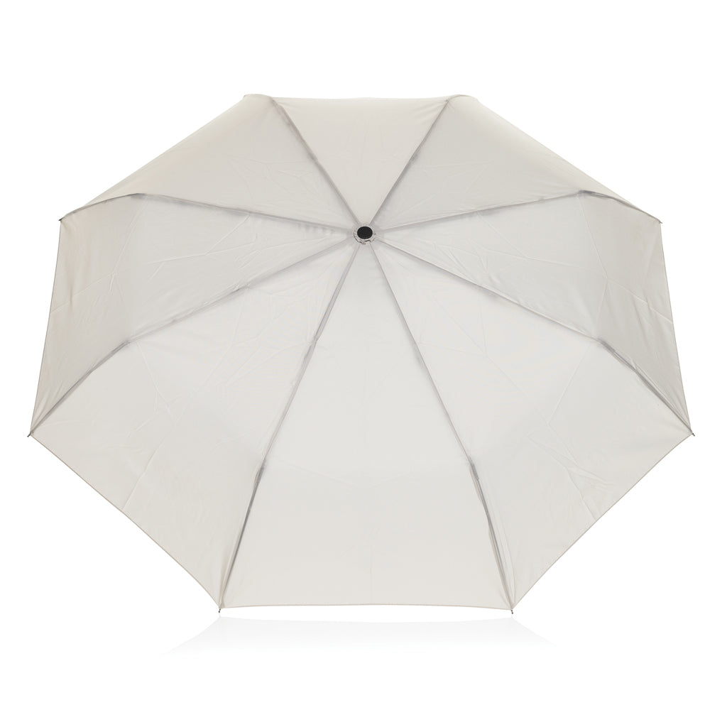 Yara 21“ AWARE™ rPET Regenschirm mit Karabiner – beige