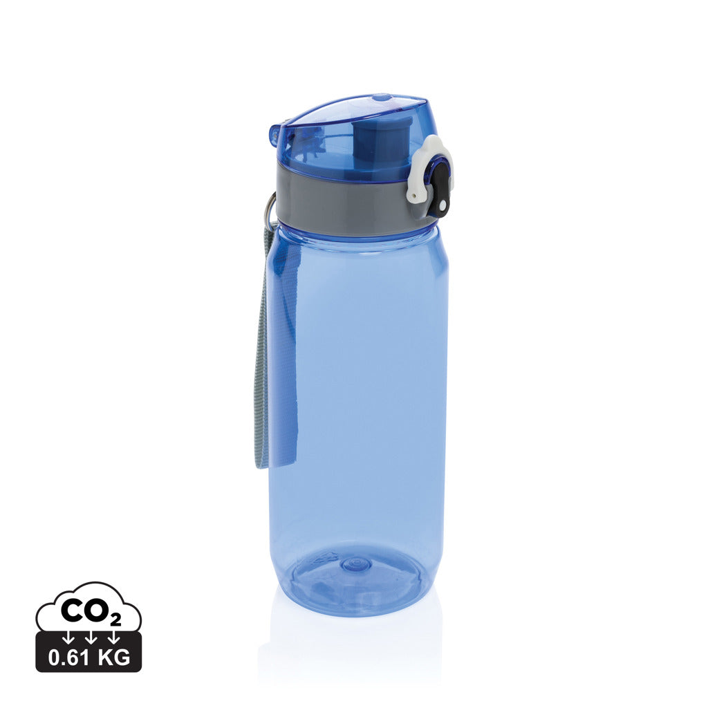 Yide RCS  rPET verschließbare Wasserflasche 600ml – blau