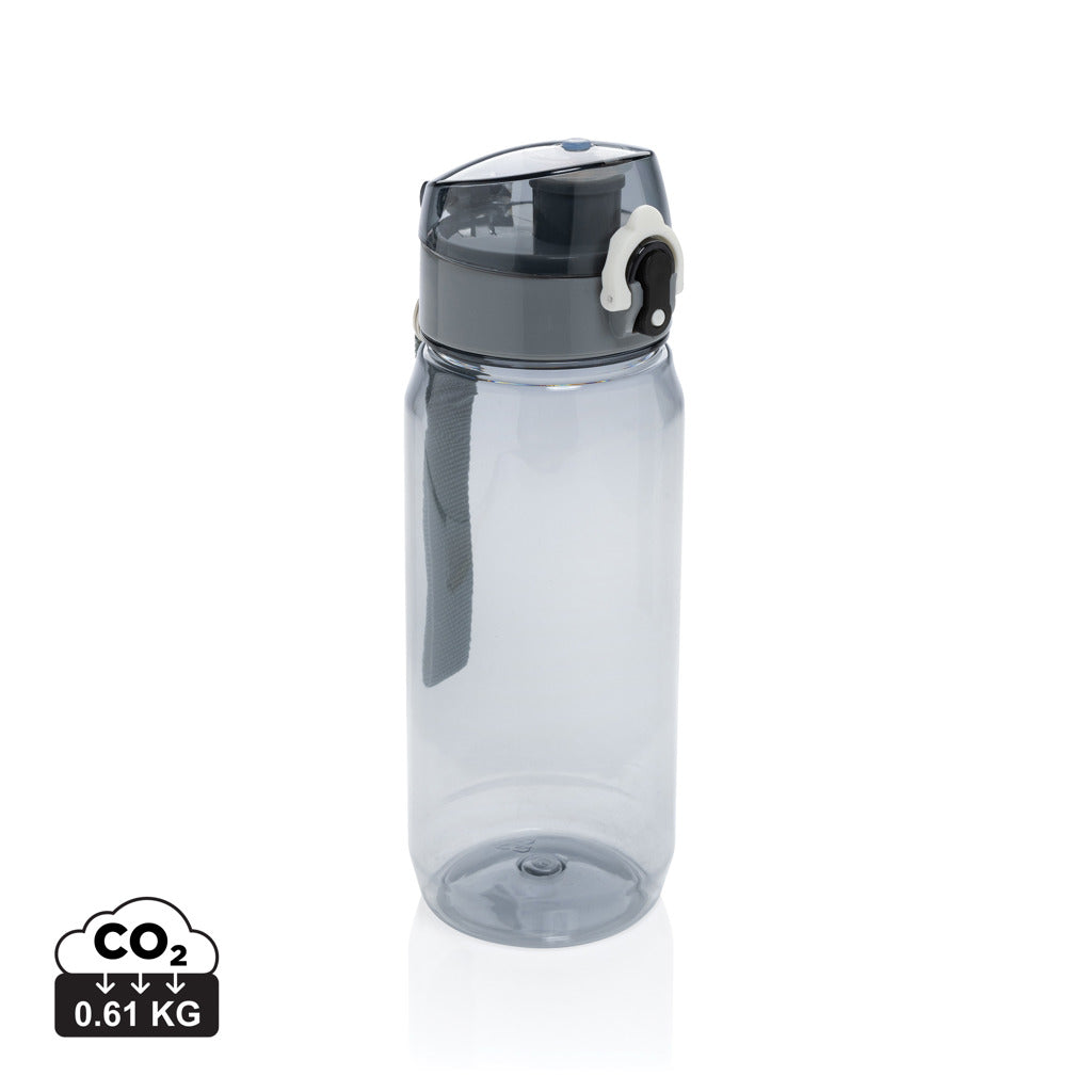 Yide RCS  rPET verschließbare Wasserflasche 600ml – schwarz